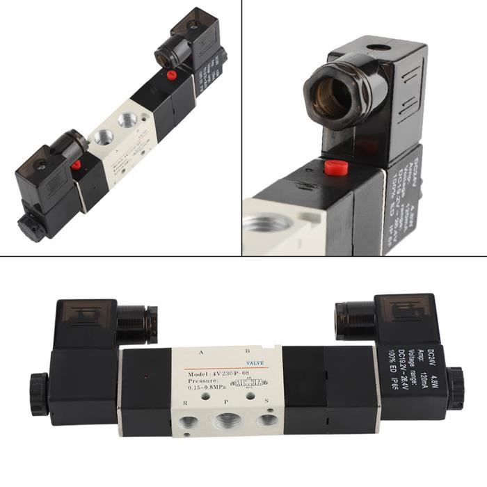 Électrovanne Klaxon Air Camion 24V - 1 Pièce Heavy Duty 1/4 - Compatible Véhicules 24 Volts
