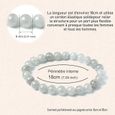 Bracelet Pierre Naturelle 8mm, Bracelet perle, Pierre Précieuse pour homme et femme-2