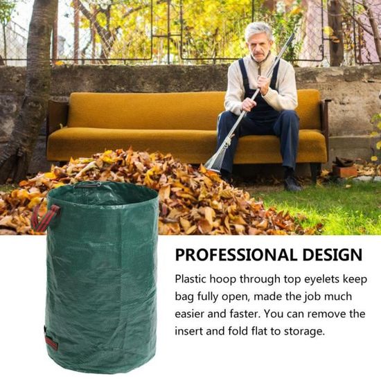 Sacs À Déchets Jardin Résistants 120 Litres – 3 Industriels Tissu Jardin/vert  Réutilis - Cdiscount Jardin