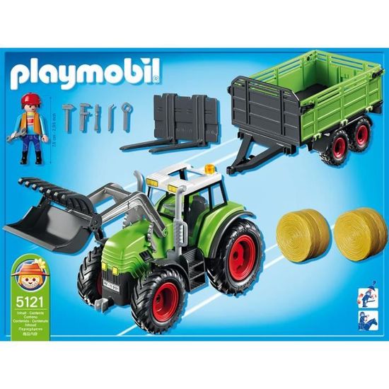 tracteur playmobil 5121 leclerc