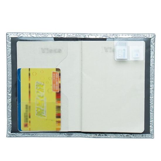 Porte-passeport En Cuir Noir RUF & TUF - Protection RFID, Organiseur De Voyage Unisexe