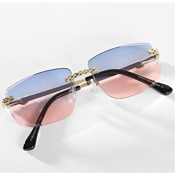 Lunette de soleil degrade bleu best sale