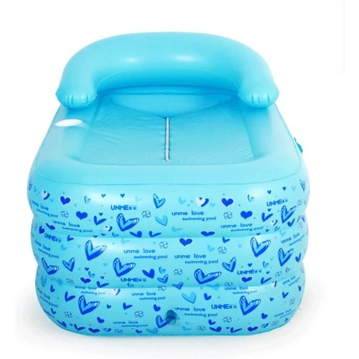 Baignoire Gonflable Pour Bébé/tout-petit - 75x45x25 Cm, PVC, Bouchon De Vidange - Portable, Pliable, Pour Voyage Ou Extérieur