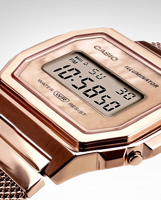 Montre casio femme outlet maille milanaise