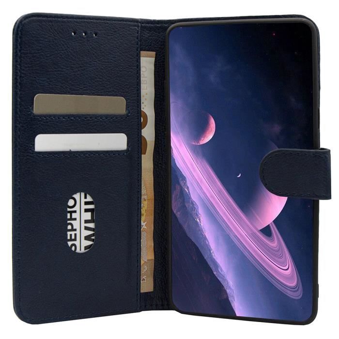 Coque à Clapet Livre Pour Xiaomi Redmi 10 5G / Redmi Note 11E - Bleu - TPU - Neuf Sous Emballage