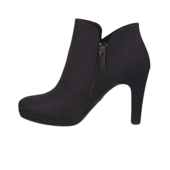 Boots femme Tamaris Bleu marine Dessus synth tique Talon