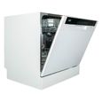 Lave-vaisselle compact NEI NDW8S-3802FW, F, 8 sets, 7 programmes, 55 cm, blanc-3