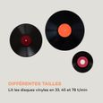 Platine Vinyle avec Enceintes - Auna - Tourne Disque Retro Valise - 33/45/78 r/min - Lecteur Vinyle avec USB MP3 - creme-3
