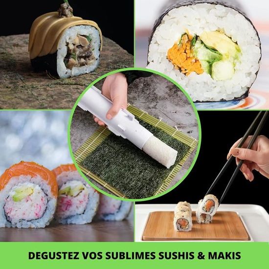 Sushi Maker Kit 10 Pièces Moules à Sushi - Cdiscount Maison
