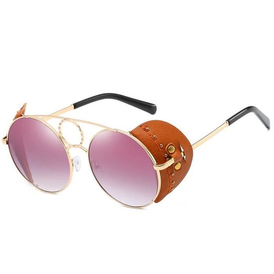 Lunettes de soleil femme strass luxe vintage ronde marque sunglasses women  2021 été tendance aesthetic violet élégante et magnifique