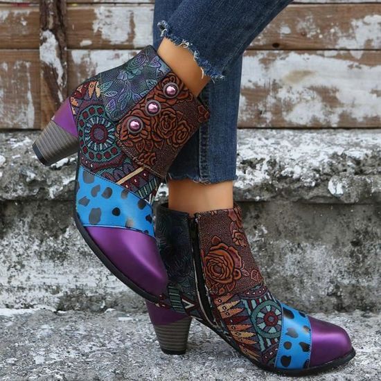 Bottines talon conique new arrivals