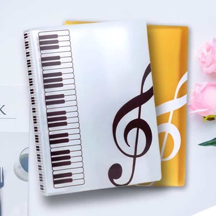 Blanc - Dossier de classement de partition de piano à 40 couches,  Fournitures de musique, Mode scolaire, Appr - Cdiscount Beaux-Arts et  Loisirs créatifs