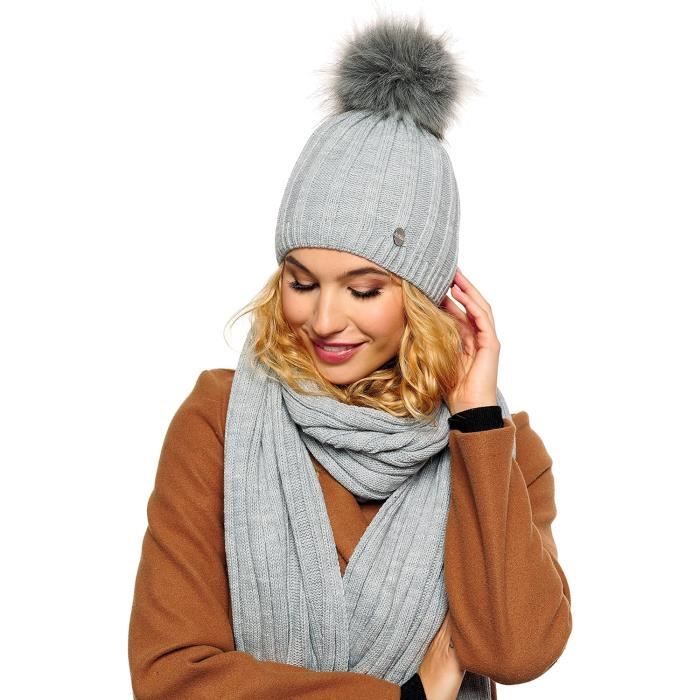 Bonnet femme laine et cachemire pour l'hiver - Elite Hair International