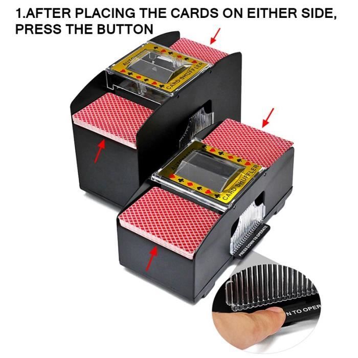 Melangeur de carte poker automatique uno manuel electrique tarot