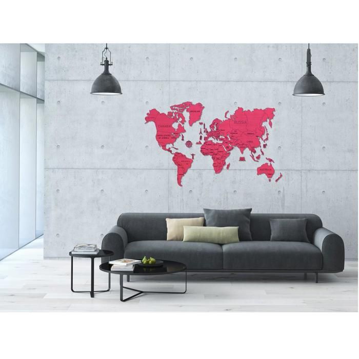 Puzzle Carte du Monde en Bois XL - Cadeau Maestro - 46 pièces - Voyage ...