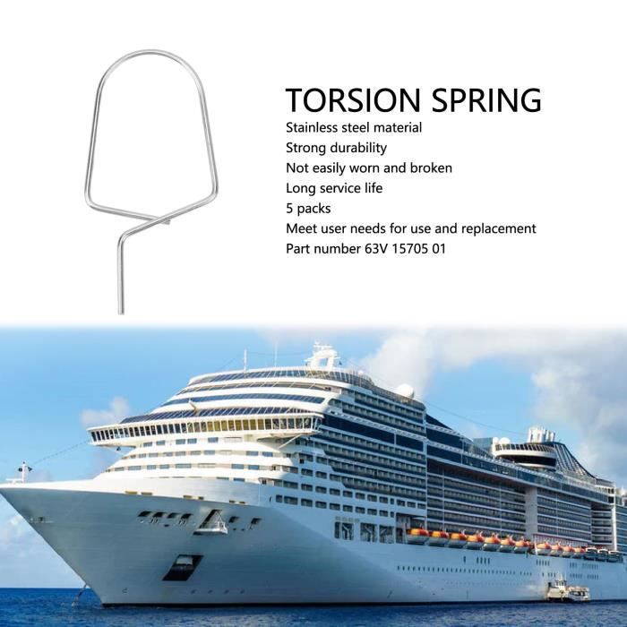 Generic Serrure de Moteur Hors-bord Robuste avec clé, Haute sécurité pour Moteur de Bateau, Facile à Installer