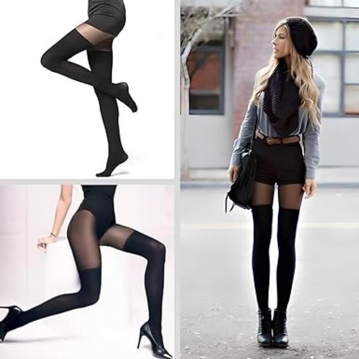 Femme collant noir on sale