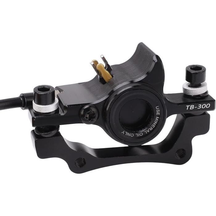 Kit Freins à Disque Hydrauliques Pour VAE/VTT - Avant Et Arrière En Alliage Alu - Contrôle De Puissance Et Levier Réglable - Compatible Disques 140-180mm