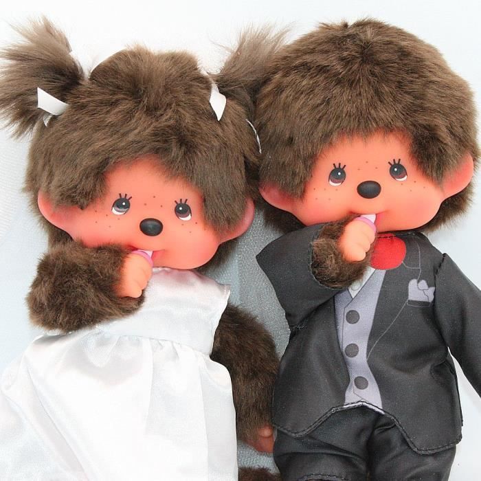 Peluche vintage Toho Daisuke 45 cm / pas de queue / no Kiki Monchichi – La Roue du Passé