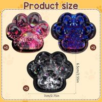 AWAVM 3 Pièces Squishy Patte Chat Anti-Stress - Jouet Silicone Kawaii Squeeze Pour Enfants Et Adultes Cadeau Enfant Adulte Relaxation