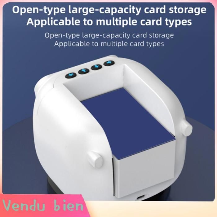 XIG Mélangeur de poker automatique Mélangeur automatique de cartes de poker électrique Mélangeur