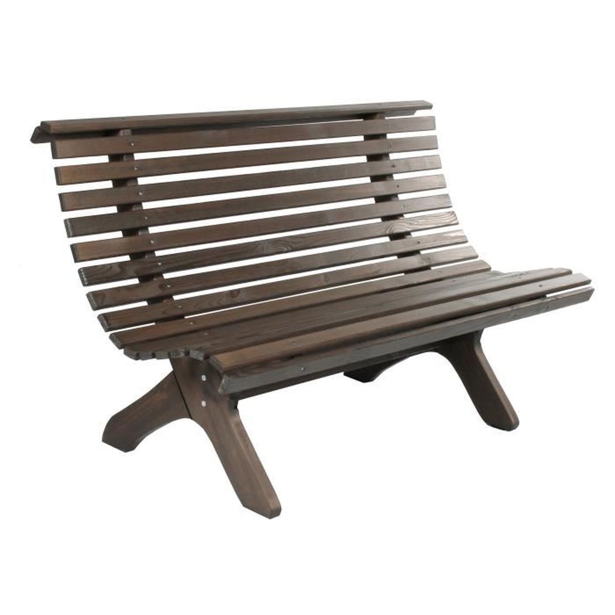 Banc De Jardin Ou Parc Sorpesse En Pin Massif 3 Places Ca 140