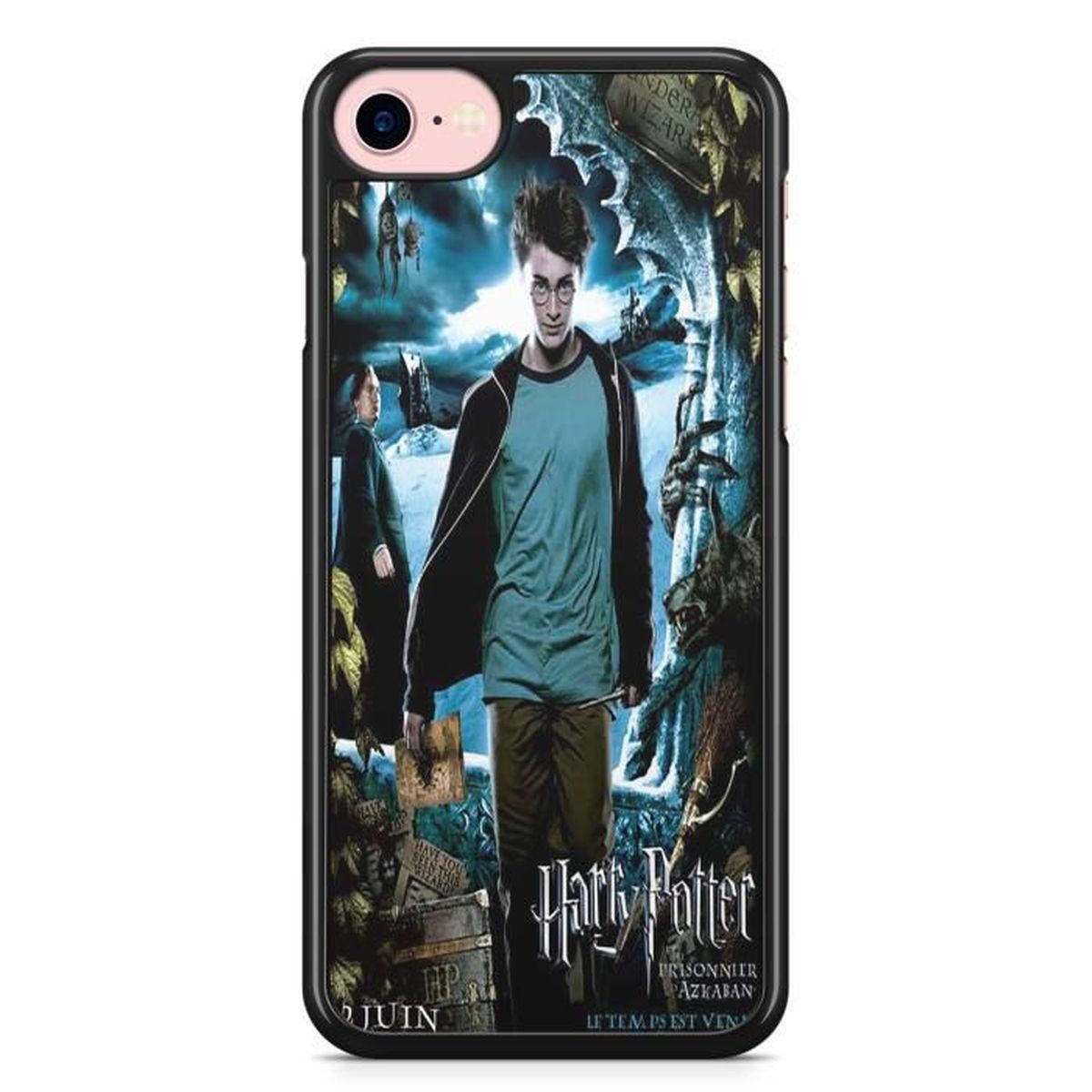 Coque iPhone 7 et 8 Harry Potter carte Film Jeux Jeunesse 
