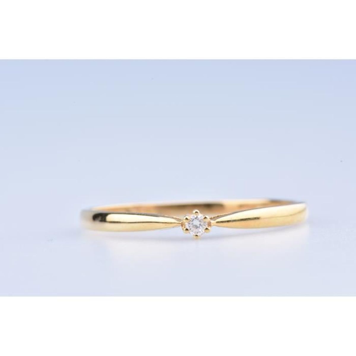 bague solitaire or jaune 750/1000 et diamant 1 carat bague solitaire or jaune 750/1000 et diamant 1 carat