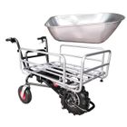 DEFPRO Brouette électrique multifonction 24 V charge 120 kg avec panier réglable et benne