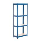 RDM TOOLS QUALITY Etagère Métallique Bleue 4 Etagères Ajustables 148x60x30cm 240Kg RDM