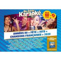 DVD Mes Soirées Karaoké Années 80 + Fête + Hits + Chansons Françaises + 2020 + 1 CD Compilation