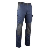 Pantalon de travail HERCULE multipoches bleu foncé/gris foncé T40   LMA LEBEURRE   1822 T40