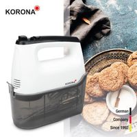 Korona 23012 Mixeur à main avec boîte de rangement - Boîte pratique pour crochets à pétrir etc. - Six niveaux de puissance