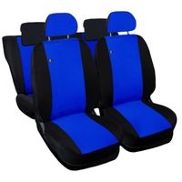 Lupex Shop Housses de siège auto compatibles pour Panda Hybrid 60/40 Blue Clair Noir
