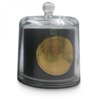OPJET Bougie cloche noire Feu de bois (D.10,5xH.13,5cm)