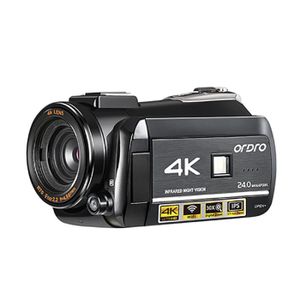 CAMÉSCOPE NUMÉRIQUE Standard-Filmadora-Caméra vidéo 4K Ordro AC3 IR av