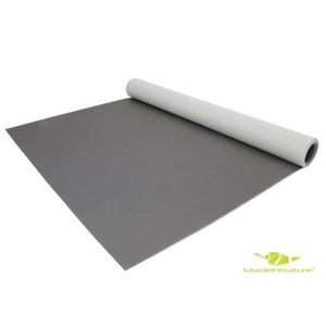 madeinnature revetement de sol pvc tapis d interieur sol vinyle antiderapant 1x2 m gris cdiscount bricolage