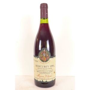 VIN ROUGE mercurey maurice chenu tastevinage rouge 1990 - bo