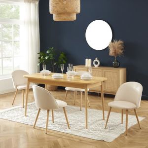 Ensemble de table à manger, table de cuisine pliante avec 4 chaises de  salle à manger, table à abattant en bois massif avec 1 tiroir, pour meubles  de cuisine de salle à