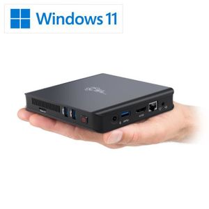 UNITÉ CENTRALE  Mini-PC CSL Narrow Box Ultra HD Compact v4 - 1000 