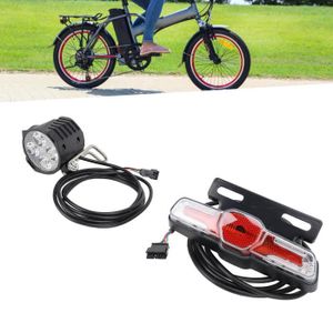 ECLAIRAGE POUR VÉLO Fafeicy Kit d'éclairage de vélo électrique Kit d'éclairage pour vélo électrique, phare LED haute visibilité et sport decoration