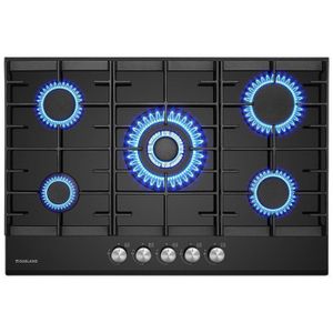 Plaque de cuisson gaz 4 foyers, noir, CATA Lci 6031 bk | Leroy Merlin