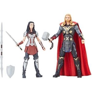 FIGURINE - PERSONNAGE Figurines Marvel Legends Series Thor & Sif 15 cm -