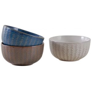 Lot de 6 blanc pur en porcelaine 15cm petit déjeuner cuisine céréales bols avoine bols