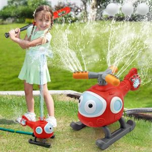 PISTOLET À EAU Jouets de pulvérisation d'eau - MARSEE - sprinkler hélicoptère avec baseball, rotation 360 °, jouets de baseball, jouets d'été en
