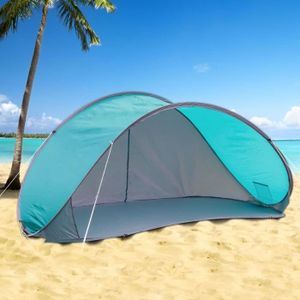 ABRI DE PLAGE HI Tente de plage escamotable Bleu - Pwshymi - S14889