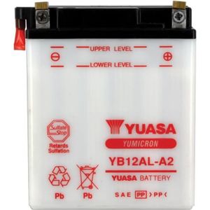 BATTERIE VÉHICULE YUASA - Batterie Moto 12V Avec Entretien Sans Pack