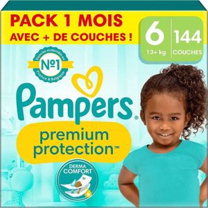 COUCHE Pampers Couches Premium Protection Taille 6 (13+ k