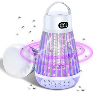 CONOPU Lampe Anti Moustique - 4000 V Anti Moustique Exterieur, 18 W Anti  Moustique Electrique, Tueur de Tue Mouche Electrique Interieur, 365nm UV  Anti