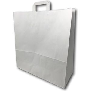 Sac de Courses en Papier avec Anse Marron Lot de 25